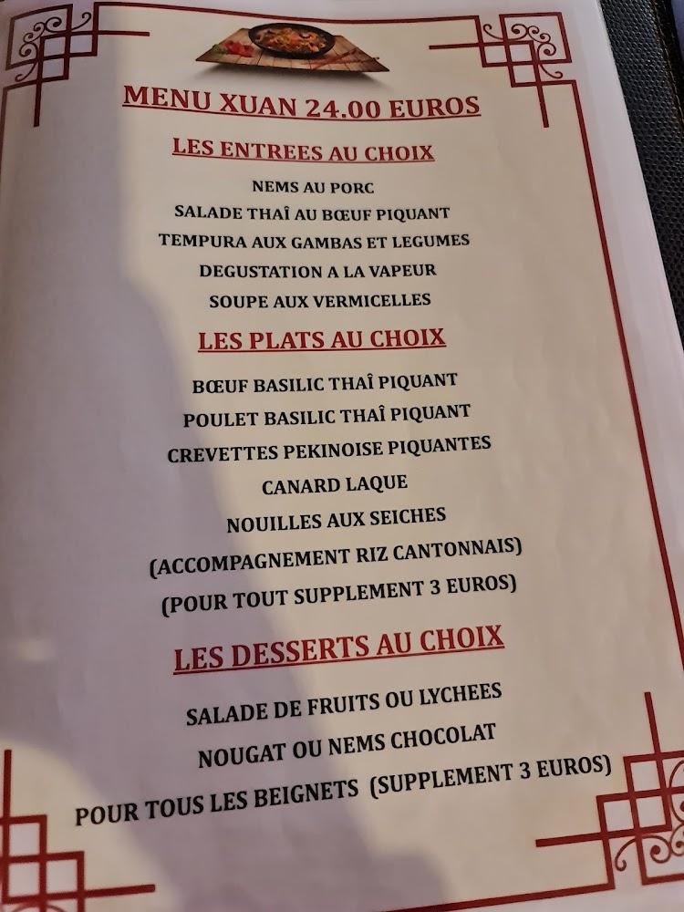 Xuan Le Printemps - Menu Image 1